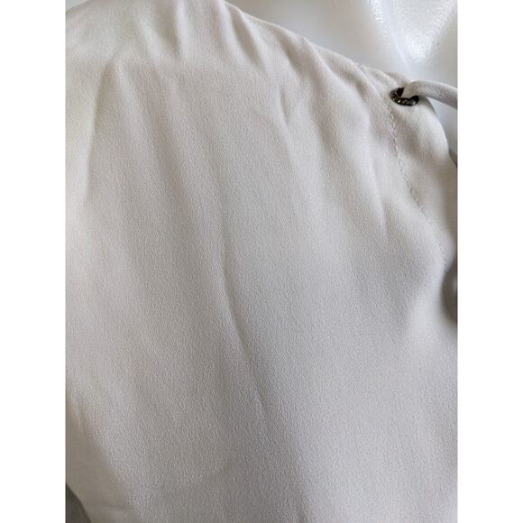 Ted Baker Size 1 US 4 Fancesa Combo Dress White Navy Blue Plaid Long Sleeves - Picture 10 of 16